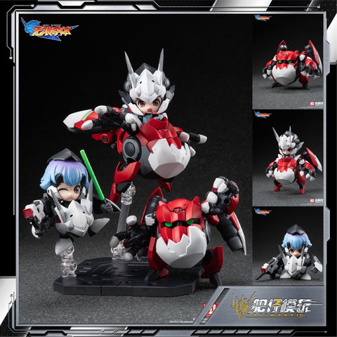 Hemoxian Heart Warrior Ellie & Ogre 7cm / 2.76" &11cm / 4.33"