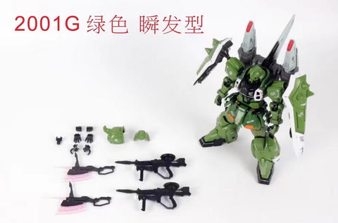 Phantom Model 2001B ZGMF-1001/M Blaze Zaku Phantom Warrior Green Version Model Kit 1/100 Scale