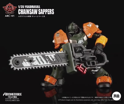 Toys Alliance ARC-41 Yggdrasill Chainsaw Sapper 1/35 Scale 6cm / 2.36''