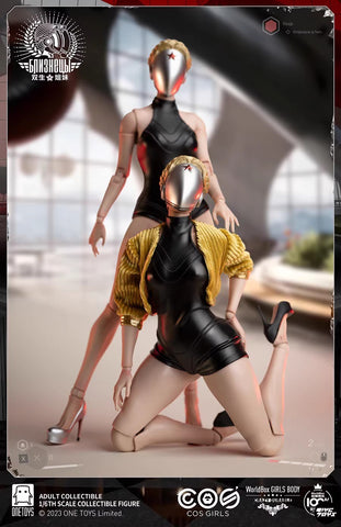 Onetoys CG002 Cosgirl The Twin Sisters Set Of 2 1/6 Scale