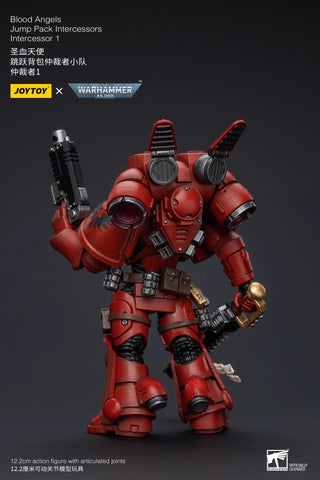 JoyToy Source Warhammer 40K Blood Angels Jump Pack Intercessors Intercessor 1 1/18 Scale 12.2 x 7.3 cm / 4.8 x 2.87"