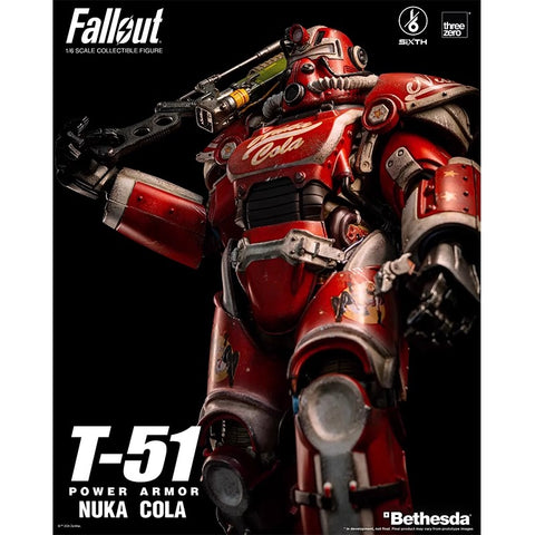 Threezero Fallout T51 T-51 Nuka Cola Power Armor 1/6 Scale 36.8cm / 14.49''