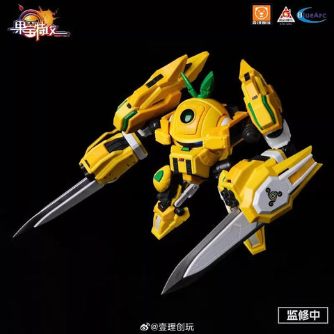 YiLiChuangWan Fruity Robo Pineapple Slasher Model Kit 12cm / 4.72"
