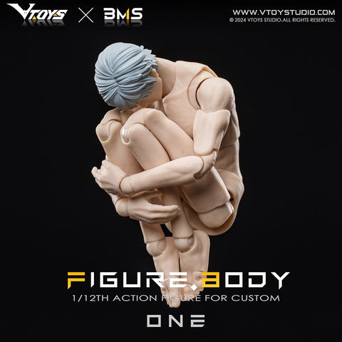 VTOYS X BMS VB002 Figure Body One White Skin Version 1/12 Scale 16.5cm / 6.50"