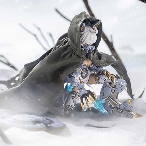 Nuke Matrix Fantasy Girl Cyber Forest Mad Wolf Carolina Rolphe Model Kit 1/12 Scale