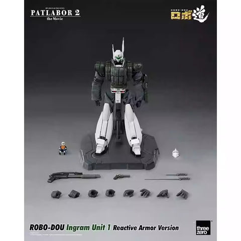 【Pre-Order】Threezero 3Z02110W0 Patlabor 2 The Movie ROBO-DOU Ingram Unit 1 Reactive Armor Version 1/35 Scale  23cm / 9.06''