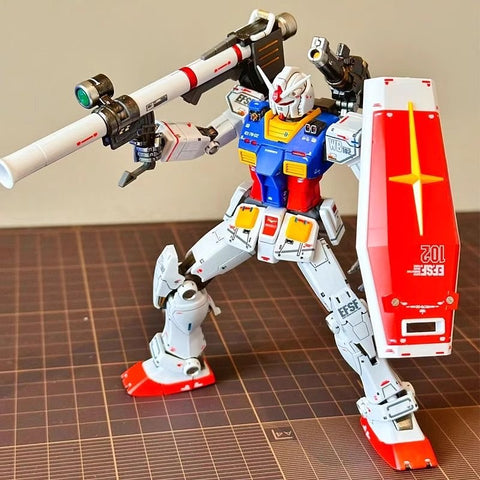 012 HG RX-78 Gundam GTO The Origin Model Kit 1/144 Scale