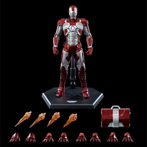 Threezero Marvel Studios The Infinity Saga DLX Iron Man Mark 5 17.5cm / 6.89''