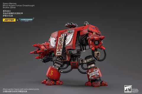 JoyToy Source Warhammer 40K Blood Angels Furioso Dreadnought Brother Samel Mecha 1/18 Scale 20cm / 7.87"