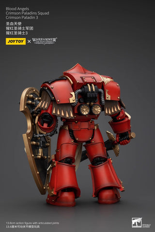 JoyToy Source Warhammer The Horus Heresy Blood Angels Crimson Paladins Squad Crimson Paladin 2 1/18 Scale