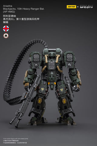 JoyToy Source Infinity Ariadna Blackjacks 10th Heavy Ranger Bat (AP HMG) 1/18 Scale 17cm / 6.69"