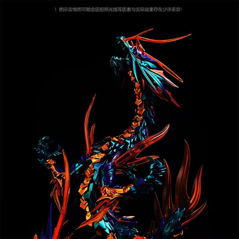 ShenX Pre-Painted & Pre-Assembled Classic of Mountains and Seas Azure Dragon 86cm / 33.86"