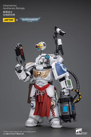 JoyToy Source Warhammer 40K Uitramarines Apothecary Biologis 1/18 Scale 13.6cm / 5.35"