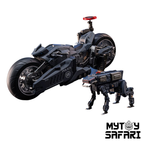 Moshow X CHANGANWEI MSC0005 Mecha Motorcycle Police Officers Version