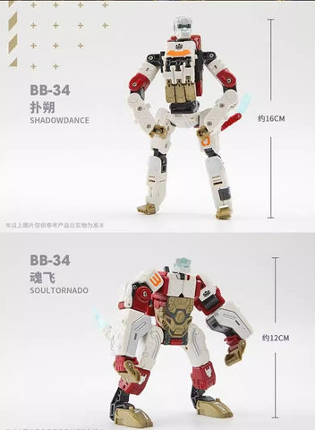 52Toys BeastBox BB-34 Soultornado & Shadowdance Set of 2
