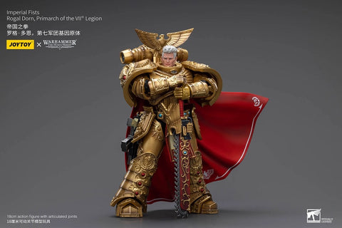 JoyToy Source Warhammer The Horus Heresy Imperial Fists Rogal Dorn - Primarch of the Vllth Legion 1/18 Scale