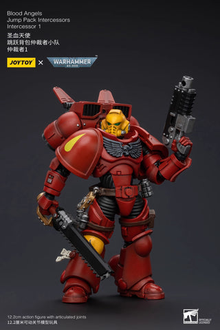 JoyToy Source Warhammer 40K Blood Angels Jump Pack Intercessors Intercessor 1 1/18 Scale 12.2 x 7.3 cm / 4.8 x 2.87"