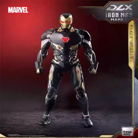 Threezero Marvel DLX Iron Man Mark 50 Black x Gold Version 17.5cm / 6.89''