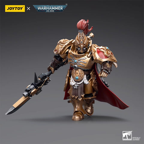 JoyToy Source Warhammer 40K Adeptus Custodes Shield Captain with Guardian Spear 1/18 Scale