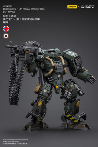 JoyToy Source Infinity Ariadna Blackjacks 10th Heavy Ranger Bat (AP HMG) 1/18 Scale 17cm / 6.69"