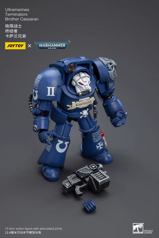 JoyToy Source Warhammer 40K Ultramarines Terminators Brother Caesaran 1/18 Scale