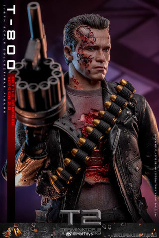 【Pre-Order】Hot Toys DX46 T800 T-800 Terminator Genisys Arnold Battle Damaged 2.0 Edition 1/6 Scale 32cm / 12.6''