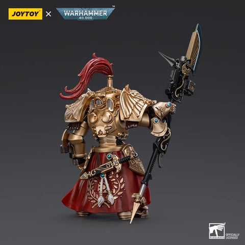 JoyToy Source JT9244 Warhammer 40K Adeptus Custodes Allarus Shield-Captain in Allarus Terminator Armour Hydon Seronis 01  1/18 Scale 14cm / 5.51''