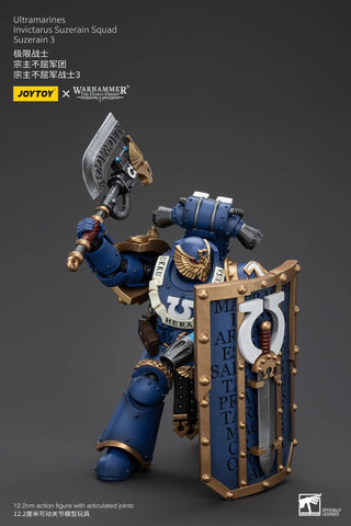 JoyToy Source Warhammer The Horus Heresy Ultramarines Invictarus Suzerain Squad Suzerain 3 1/18 Scale 12.2 x 7.9 cm / 4.8 x 3.11''