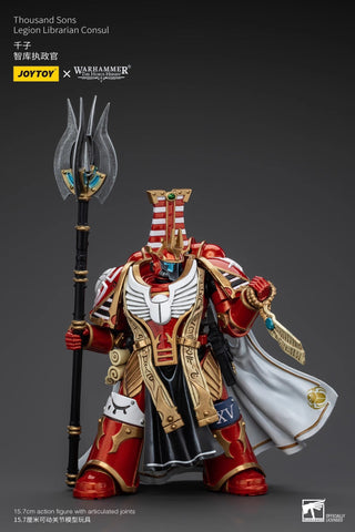 JoyToy Source Warhammer The Horus Heresy Thousand Sons Legion Librarian Consul 1/18 Scale 15.7cm / 6.18''