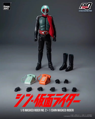 Threezero 3Z06780W0 Masked Rider No.2+1 Shin Masked Rider 1/6 Scale 32cm / 12.60"