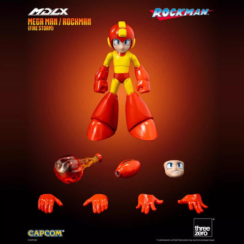 Threezero MDLX Mega Man / Rockman Fire Storm  10.2cm / 4.02''