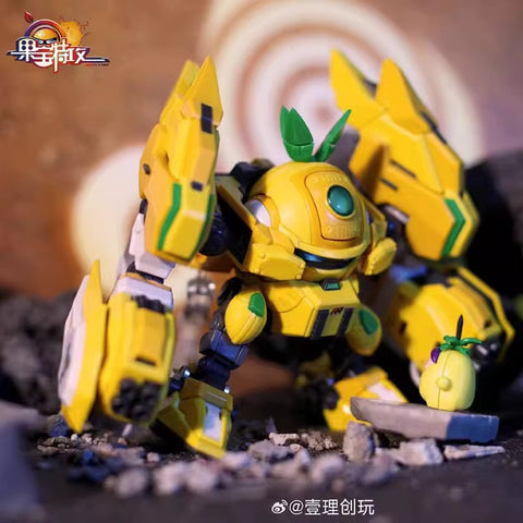 YiLiChuangWan Fruity Robo Pineapple Slasher Model Kit 12cm / 4.72"