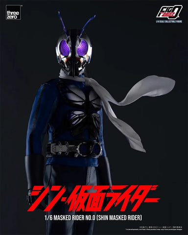 Threezero FigZero 3Z04890W0 Shin Masked Rider Masked Rider No.0 1/6 Scale 29.7cm / 11.69"