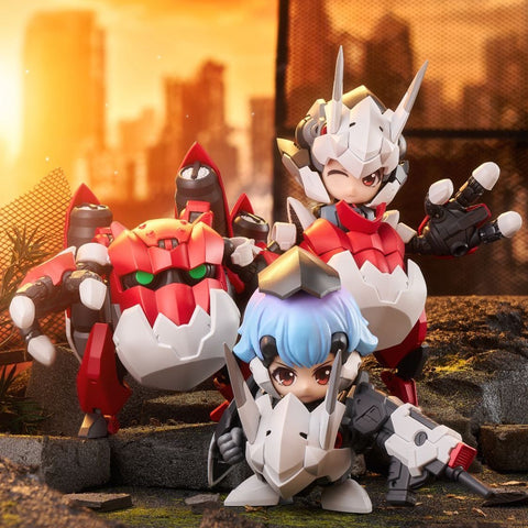 Hemoxian Heart Warrior Ellie & Ogre 7cm / 2.76" &11cm / 4.33"