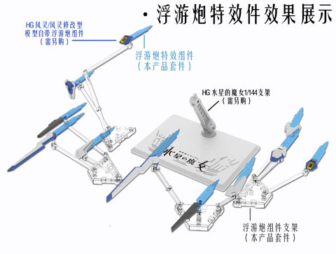 DDB Model Effect Units 1/144 Scale for HG XVX-016 Gundam Aerial