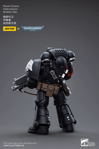 JoyToy Source Warhammer 40K Raven Guard Intercessors Brother Nax 1/18 Scale