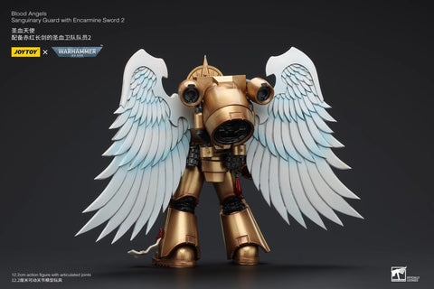 JoyToy Source Warhammer 40K Blood Angels Sanguinary Guard with Encarmine Sword 2 1/18 Scale 12.2cm / 4.80"