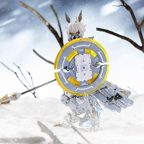 Nuke Matrix Fantasy Girl Cyber Forest Mad Wolf Carolina Rolphe Model Kit 1/12 Scale