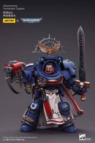 JoyToy Source Warhammer 40K Ultramarines Terminator Captain 1/18 Scale
