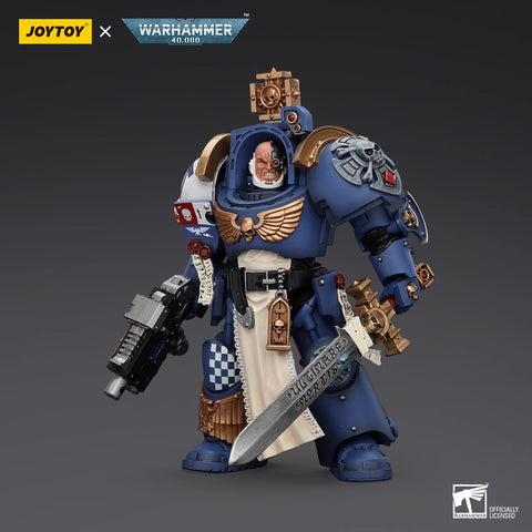 JoyToy Source Warhammer 40K Ultramarines Captain In Terminator Armour 1/18 Scale 14.3cm / 5.63"