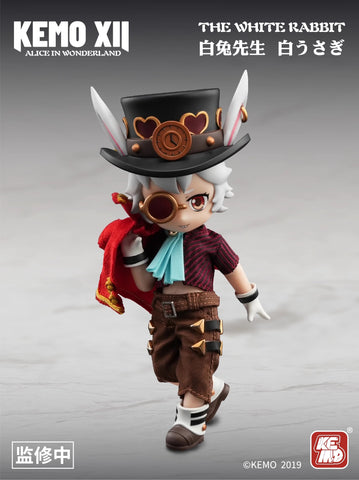 【Pre-Order】Kemo XII Doll KM004 Alice in Wonderland The White Rabbit 8.5cm / 3.35"