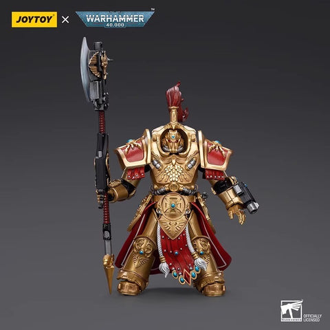 JoyToy Source JT7318 1/18 Warhammer 40K Adeptus Custodes Allarus Custodian with Castellan Axe