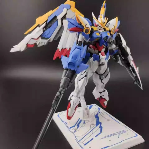 MJH XXXG-00W0 Wing Gundam Zero MG HiRM Version Model Kit w/ Decal 1/100 Scale