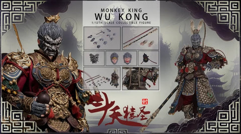 Joy Man Toys JM009 Black Myth Wukong Monkey King 1/12 Scale