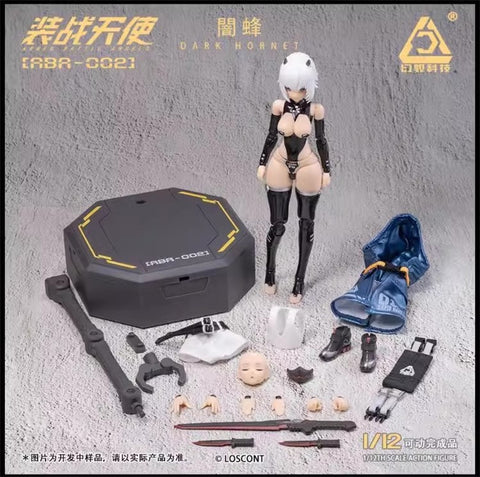 Loscont ABA002 ABA-002 Armed Battle Angels Dark Hornet 1/12 Scale 15cm / 5.91"