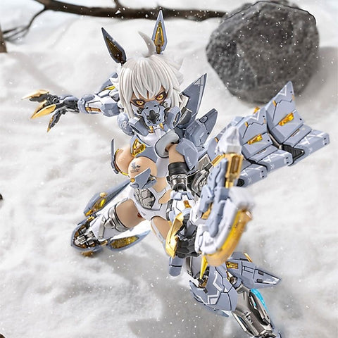 Nuke Matrix Fantasy Girl Cyber Forest Mad Wolf Carolina Rolphe Model Kit 1/12 Scale
