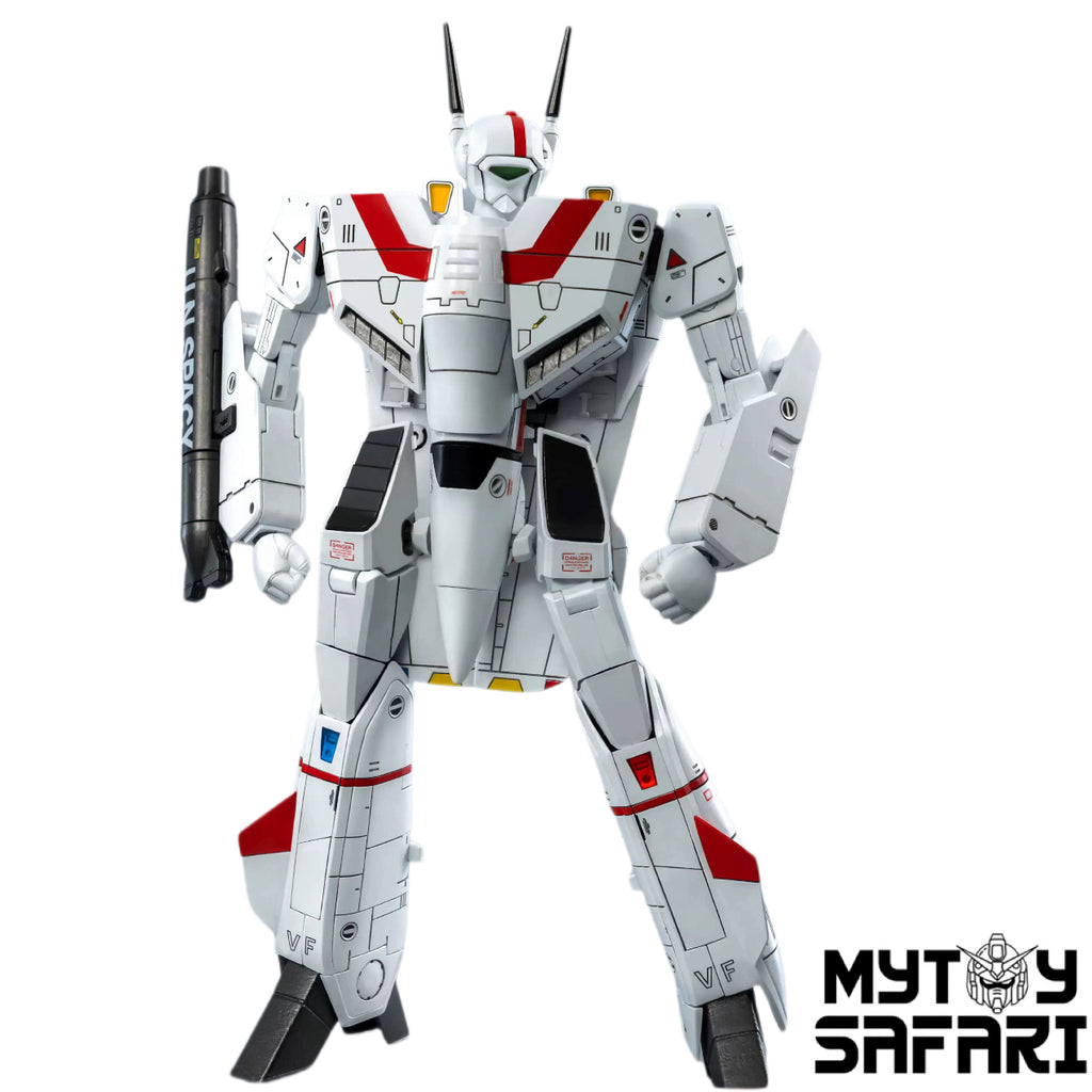 Threezero ROBO-DOU ROBOTECH VF-1J VF1J Veritech Rick Hunter Weathered Edition  20.3cm / 7.99''