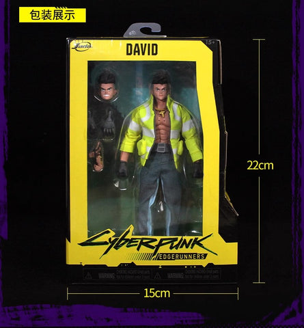 Jada Toys 35004 Ceyberpunk2077 David 1/12 Scale 17cm / 6.69"