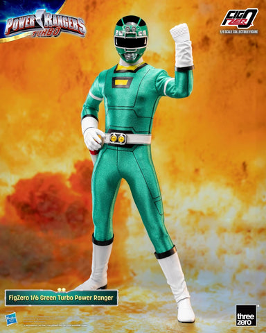 【Pre-Order】Threezero 3Z08150W0 Green Turbo Power Ranger 1/6 Scale 30.7cm / 12.08"