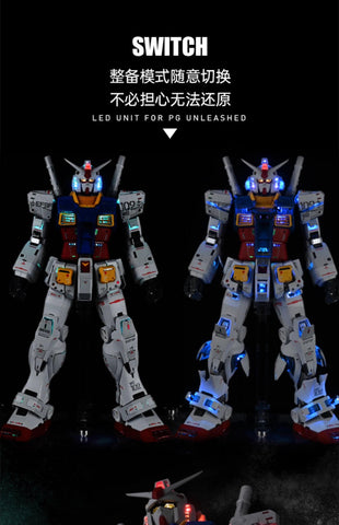 【Pre-Order】Unicorn Art LED Units for PG UNLEASHED RX-78-2 Gundam Standard Version 1/60 Scale